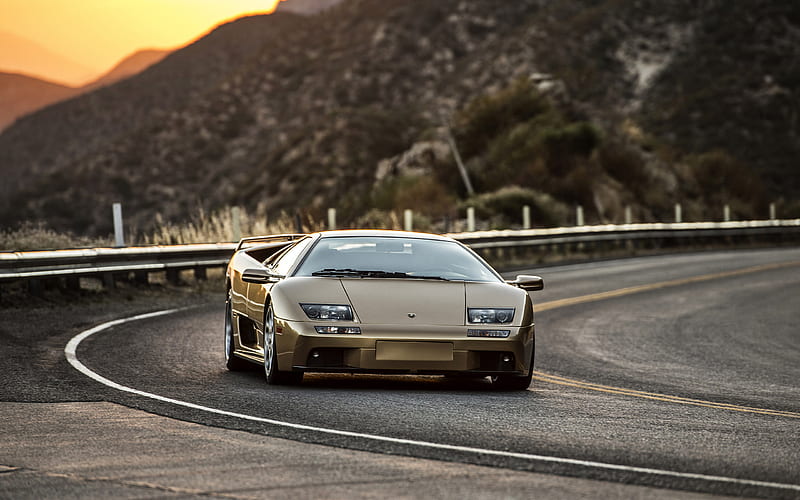 2001 Lamborghini Diablo VT 6.0, Coupe, V12, car, HD wallpaper