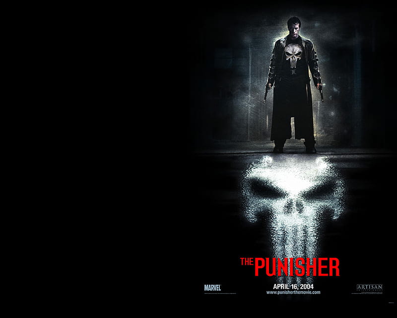 The Punisher Movie Poster - Super Hero - Marvel - Thomas Jane
