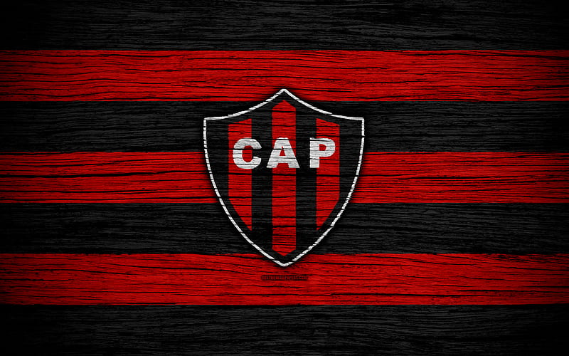Patronato Superliga, logo, AAAJ, Argentina, soccer, Patronato FC, football club, wooden texture, FC Patronato, HD wallpaper