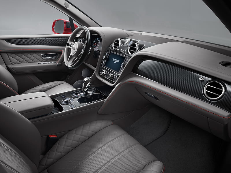 2018 Bentley Bentayga V8 Interior, bentley-bentayga, bentley, 2018-cars, interior, carros, HD wallpaper