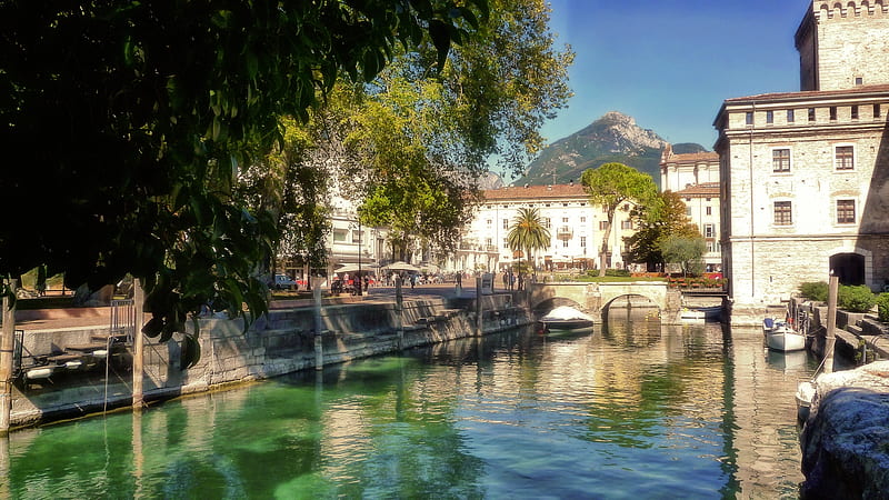 my city and its history, Riva del Garda, trentino, history, nature, italy, memories, charm, HD wallpaper