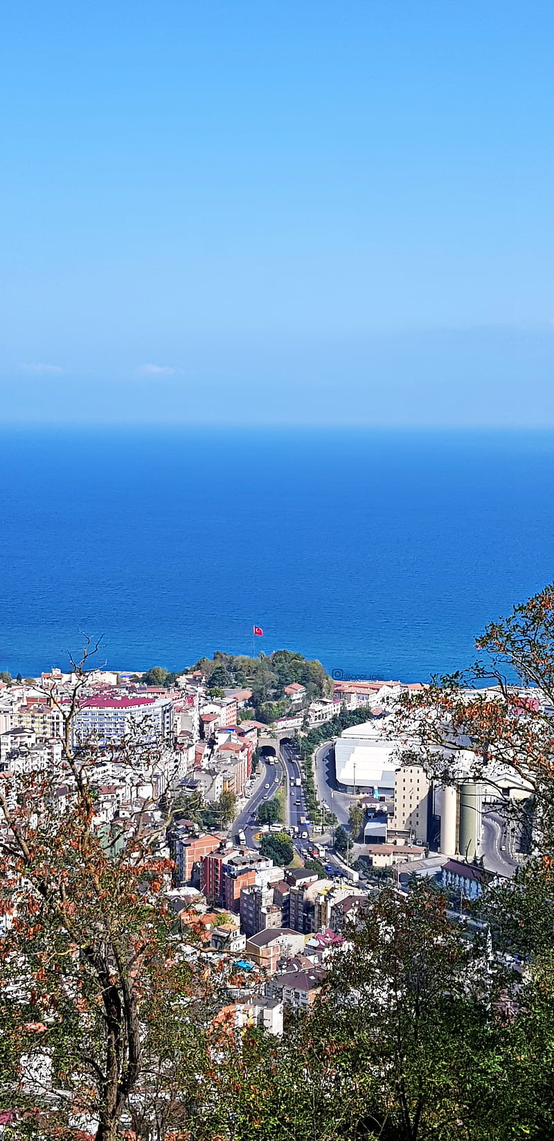 Trabzon Turkey , sea, blacksea, nature, sky, city, HD phone wallpaper