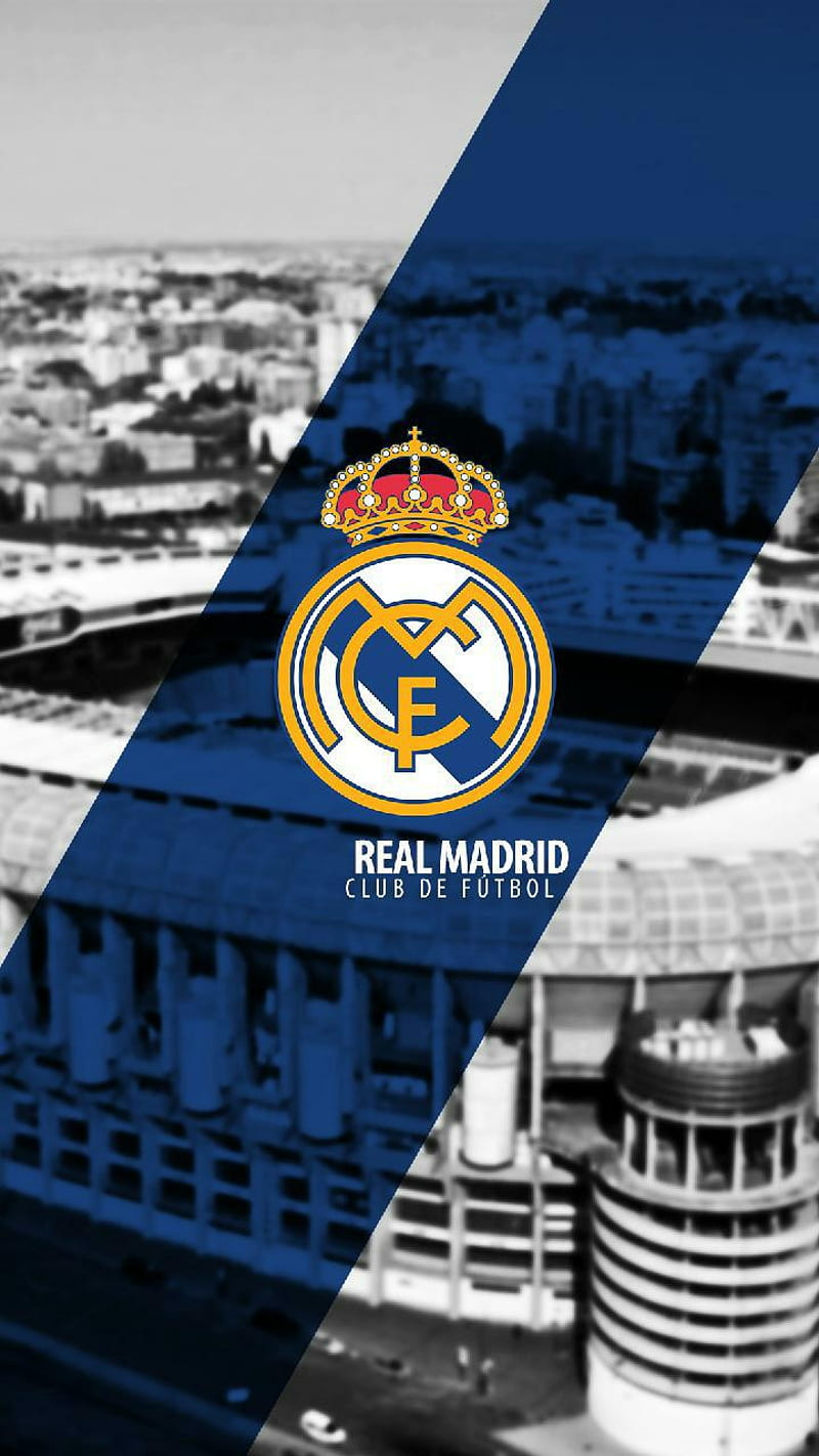 Real Madrid, cristiano ronaldo, logo, ronaldo, santiago bernabeu, stadium, HD phone wallpaper