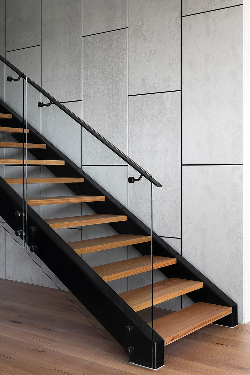 stairs, steps, railings, interior, HD phone wallpaper
