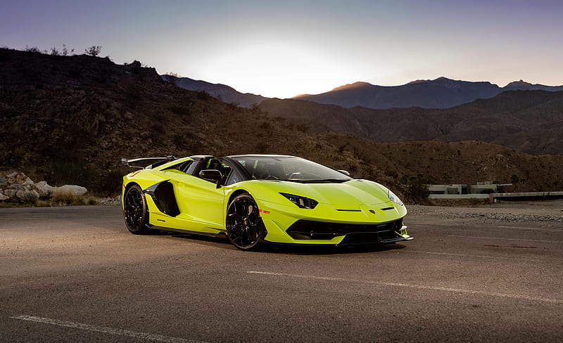 Lamborghini aventador svj roadster, green, side view, supercars, Vehicle,  HD wallpaper | Peakpx