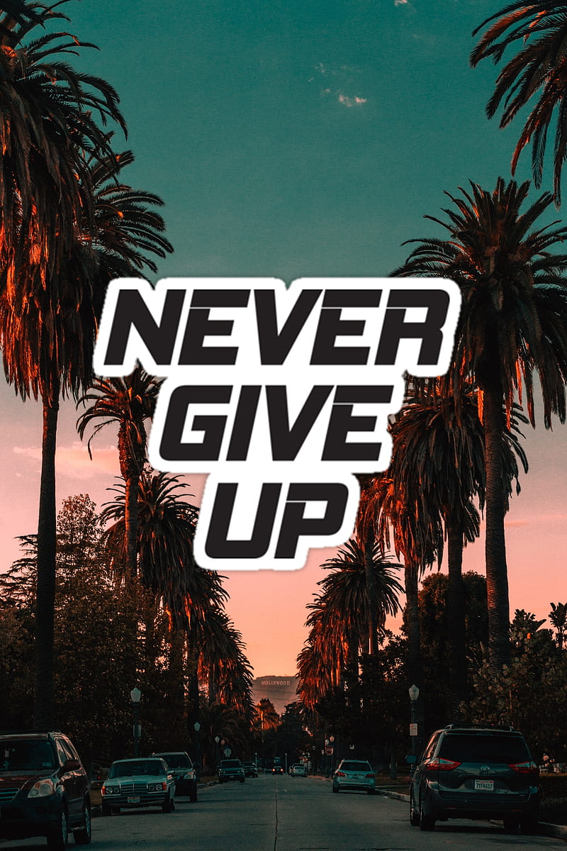 Never Give Up, no, life, game, HD phone wallpaper