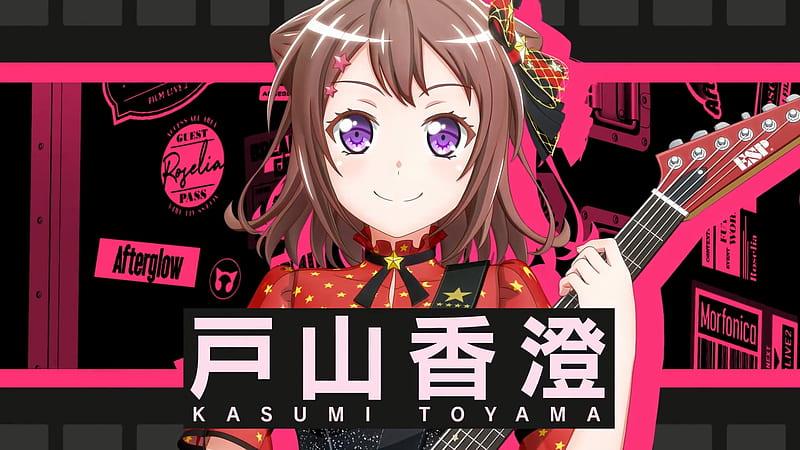 Anime, BanG Dream!, Kasumi Toyama, Poppin'Party, HD wallpaper
