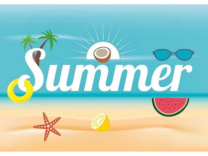SUMMER, Sand, Words, Seasons, beach, Surf, Fun, Sun, Message, HD wallpaper