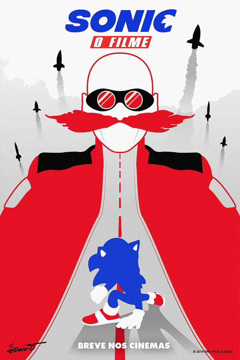 Sonic o filme  Hedgehog movie, Sonic, Dr. robotnik