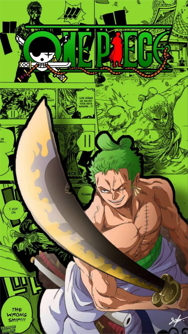 One piece, anime, zoro, HD phone wallpaper