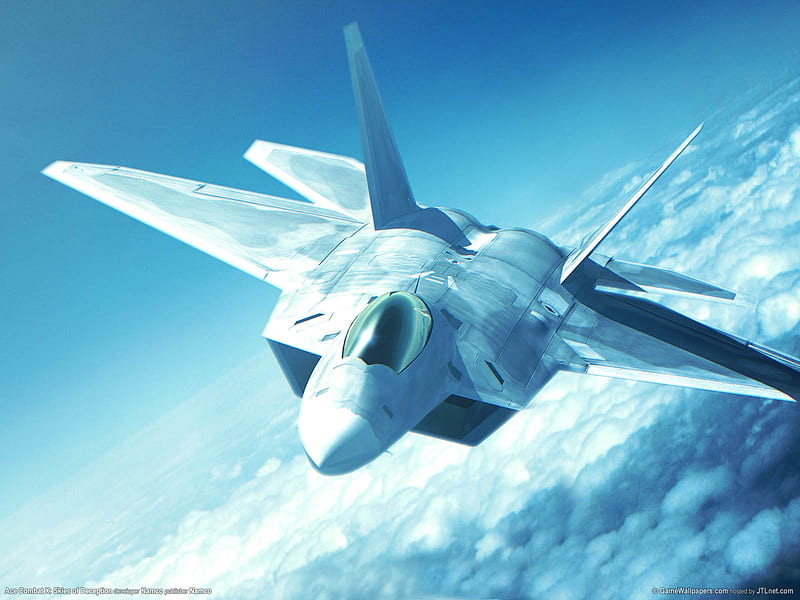 Fast Fighter, guerra, fighter, high, video game, sky, aircraft, fighter plane, battle, air plane, ace combat, fast, HD wallpaper