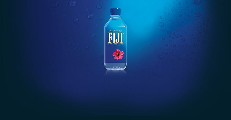 Fiji Water & Background Beautiful Best Available For Fiji Water, Plastic Water Bottle, HD wallpaper