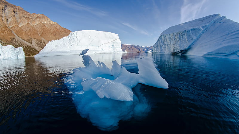 Earth, Iceberg, Ice, Mountain, Winter, HD wallpaper