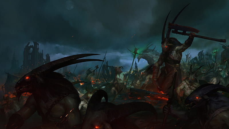 Diablo 4 Warriors With Red Eyes Diablo 4, HD wallpaper