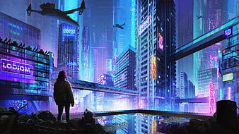 30+ Cyberpunk Cityscape HD Wallpapers and Backgrounds