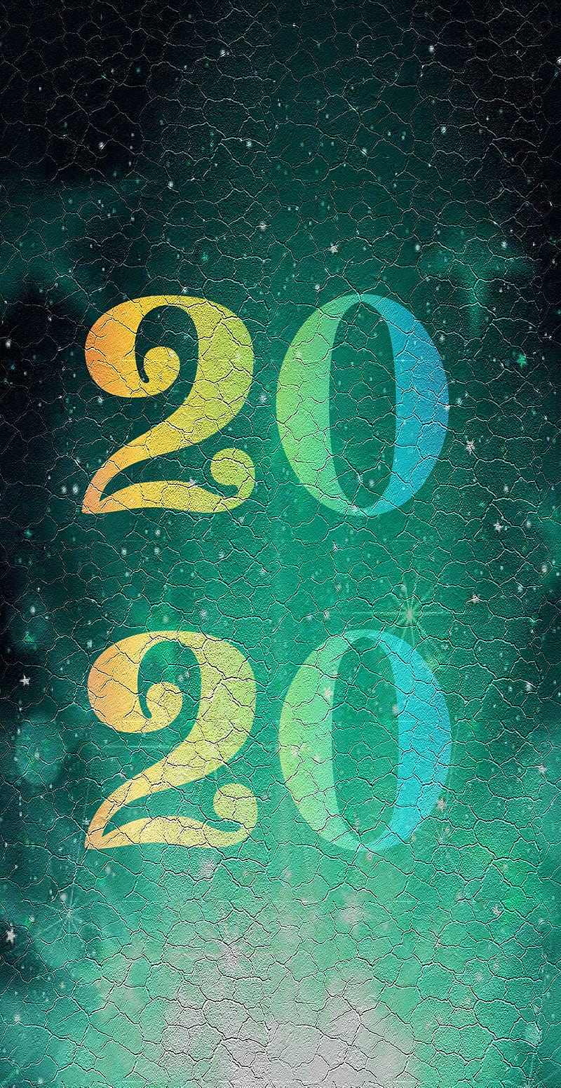 Roaring 20s, 2020, art, cool, green, happy new year, new year, HD phone wallpaper