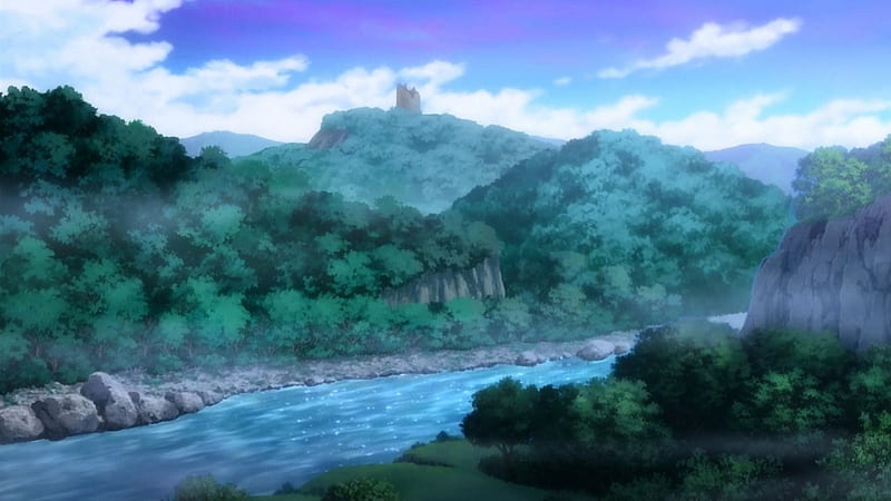 Floresta da Morte: Região B - Konohagakure HD-wallpaper-anime-mountains-river-scenery-anime-scenery-mountains-anime-river-anime-nature-nature