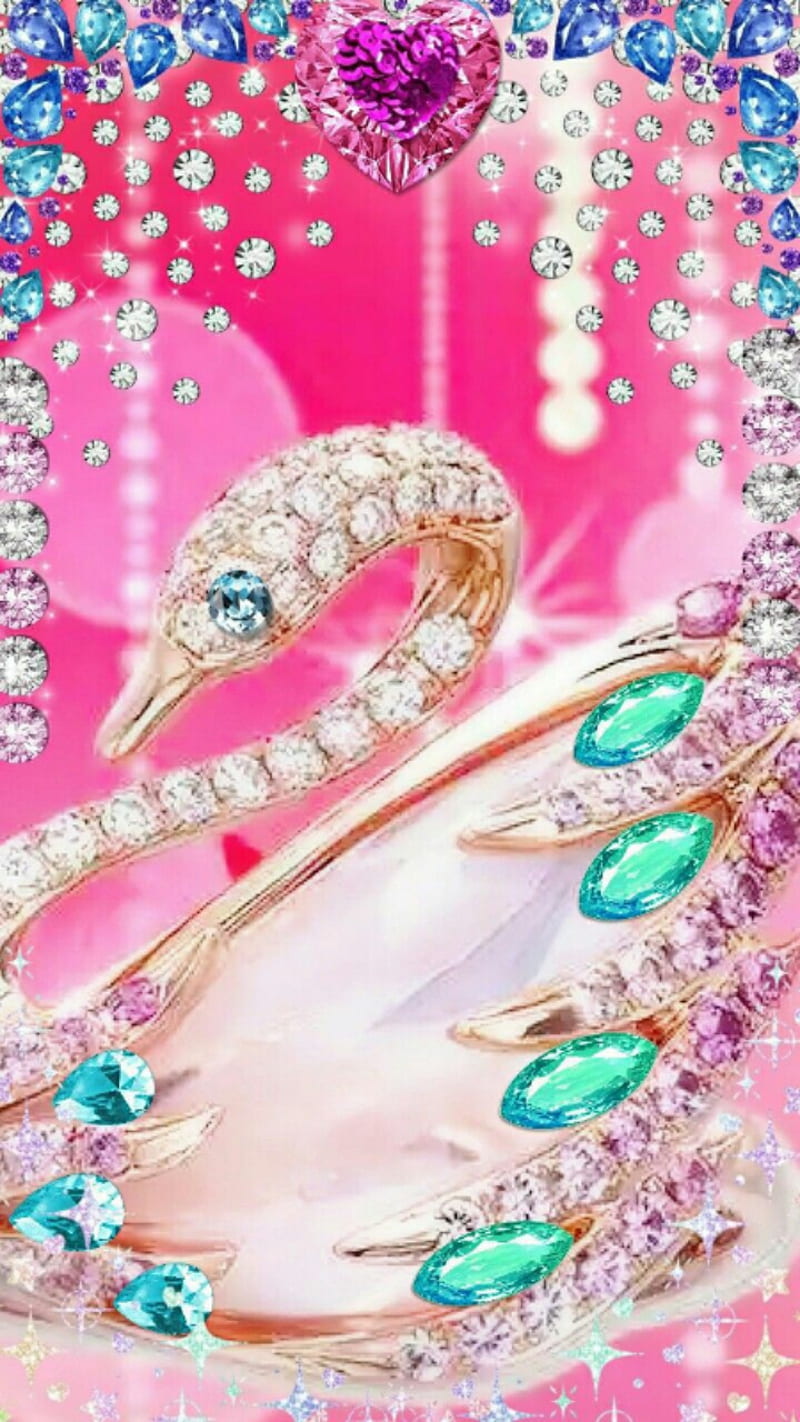 luxurious swan, luxurious, swan, HD phone wallpaper