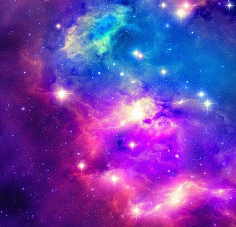 Gorgeous Galaxy, beauty, colorful, cosmos, pretty, space, starry, universe, HD wallpaper