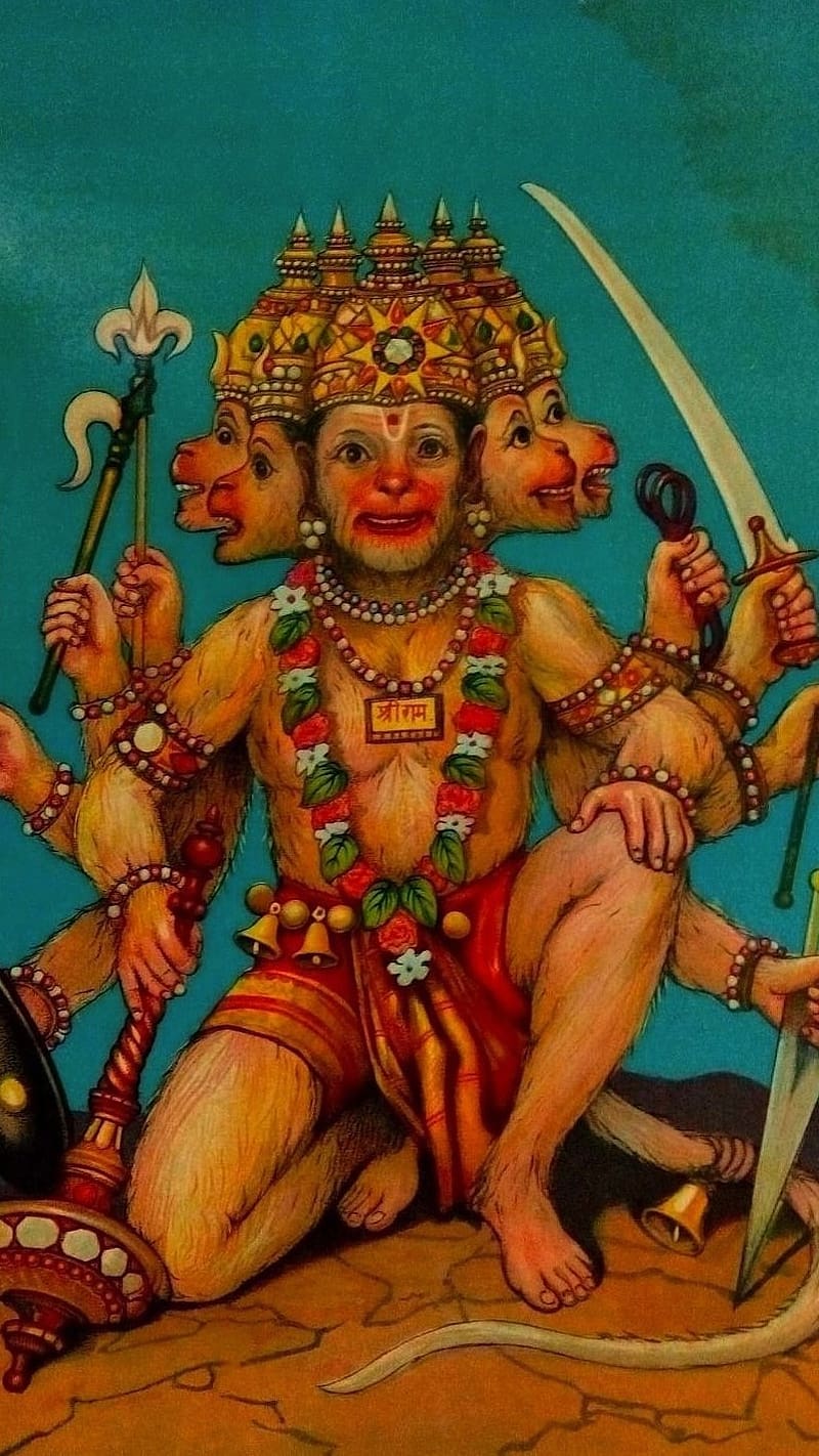Hanuman With Parvat, hanuman, parvat, swords, HD phone wallpaper | Peakpx