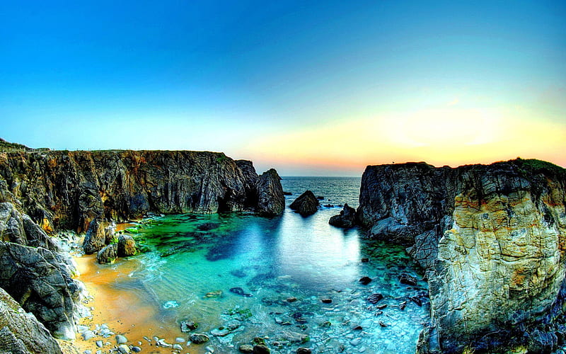 Wild Coast Peninsula-Natural scenery, HD wallpaper