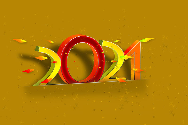 Holiday, New Year 2021, HD wallpaper