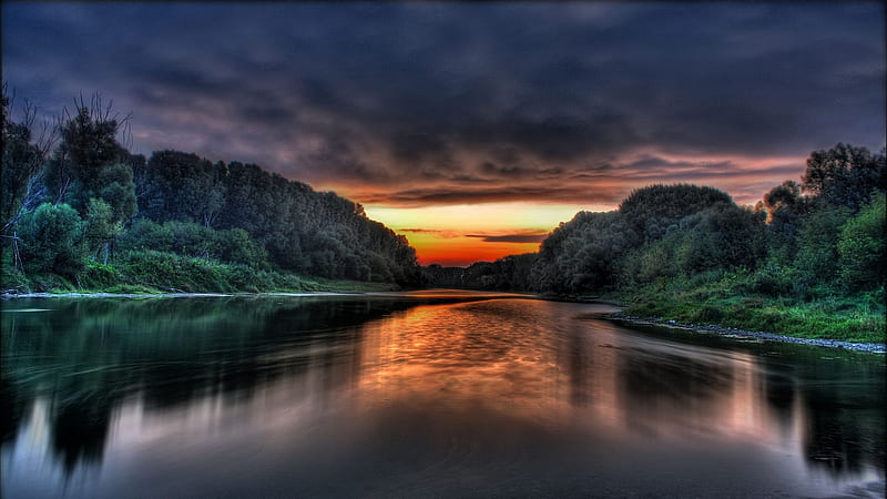 Río Amazonas, montañas, Amazonas, naturaleza, río, puesta de sol, árboles,  cielo, Fondo de pantalla HD | Peakpx