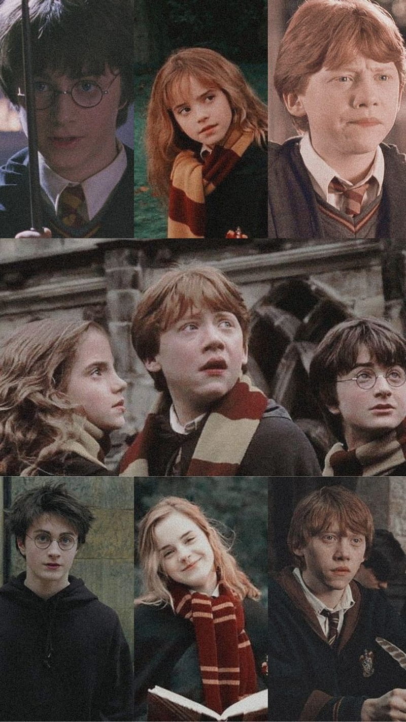 Harry potter, black, dark, hermione, magic, ron, HD phone wallpaper | Peakpx