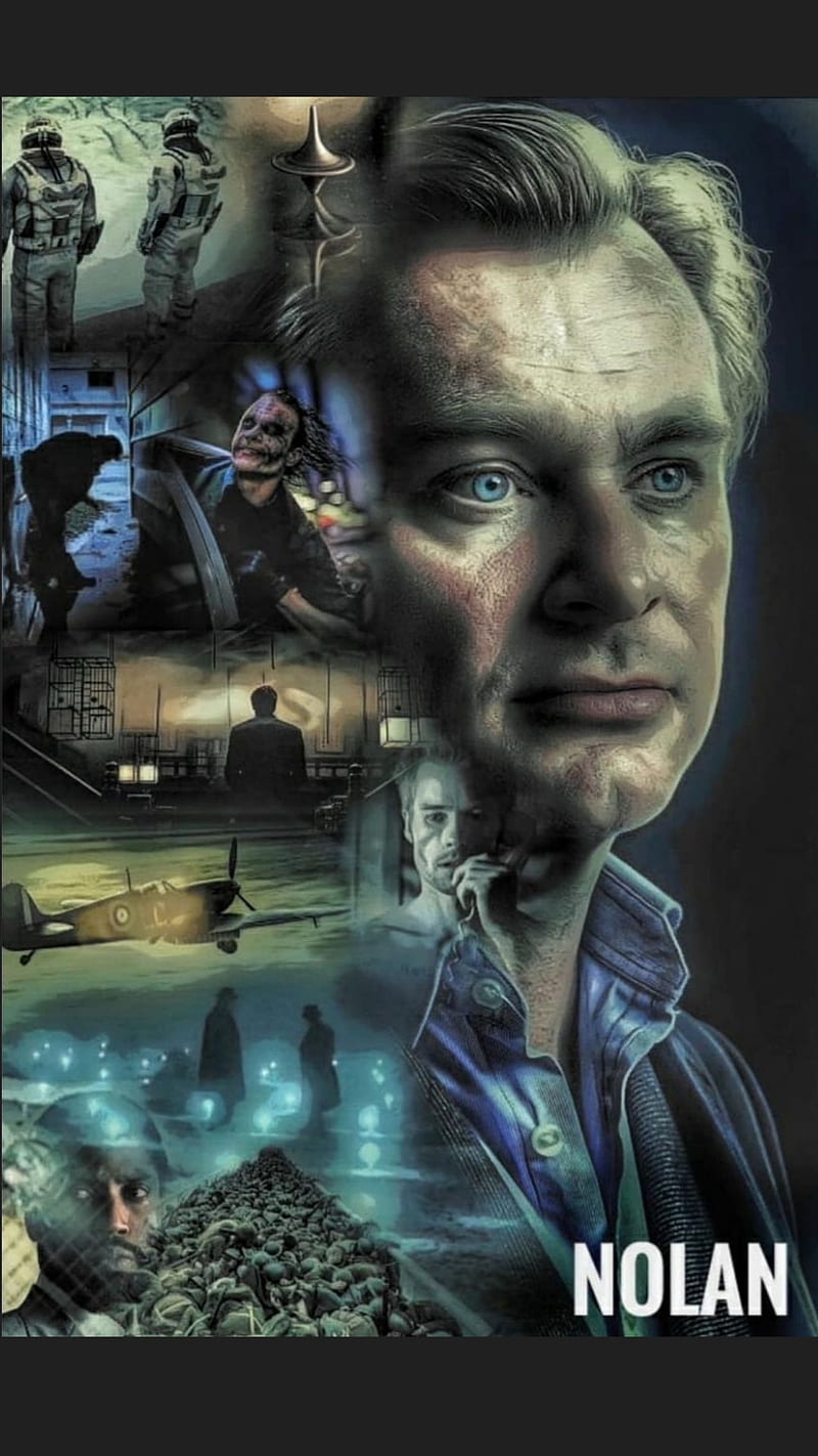 Christopher Nolan, art, dunkirk, inception, interstellar, tenet, HD phone wallpaper