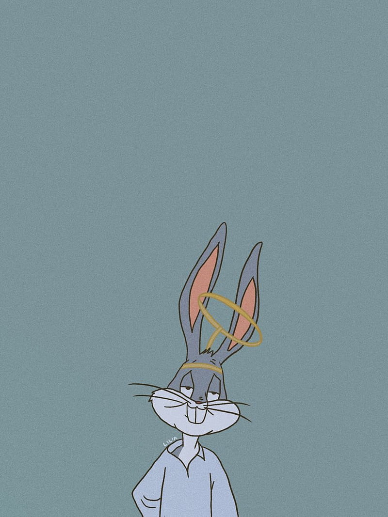 Bugs bunny . Cute cartoon , Looney tunes , Bunny, HD phone wallpaper