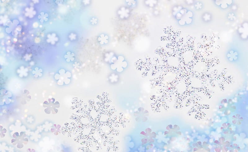 Blirk Net Christmas Snow Flakes, flakes, christmas, net, snow, blirk, HD wallpaper