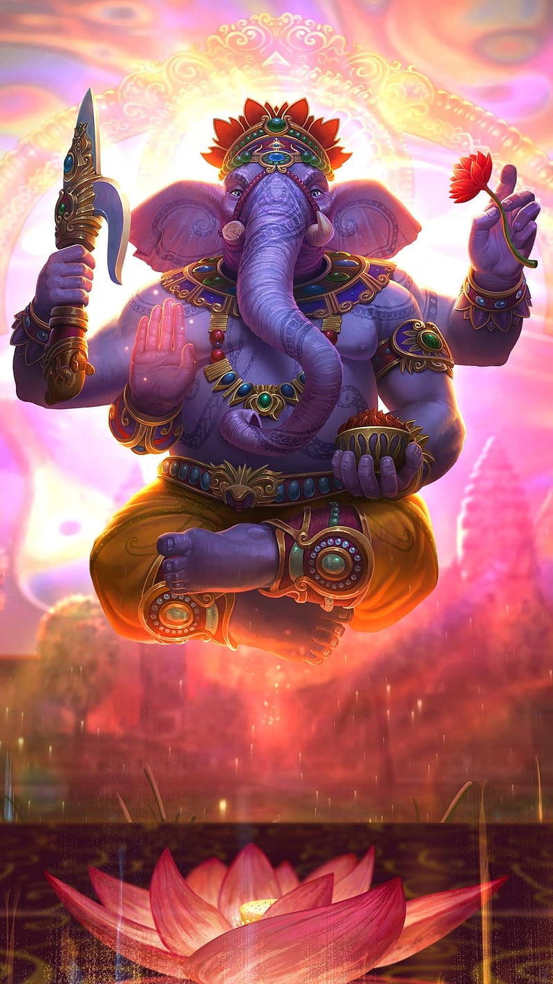 Ganesh Bhagwan, Smite, lord, god, bappa, HD phone wallpaper