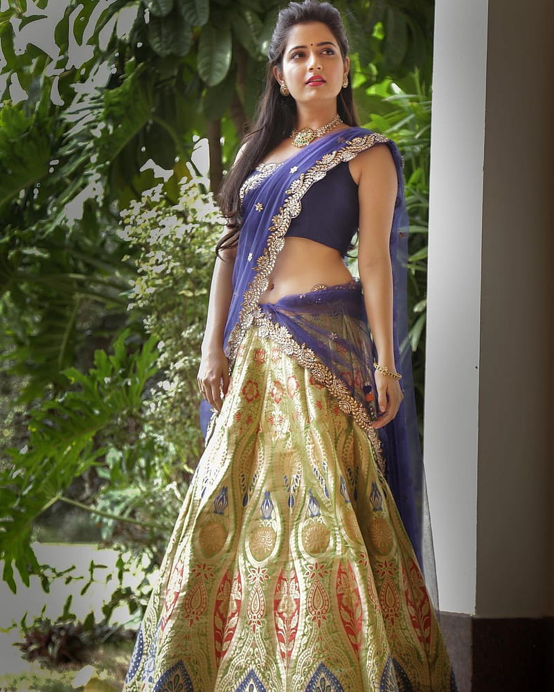 ashika ranganath, dress, sleeve, HD phone wallpaper