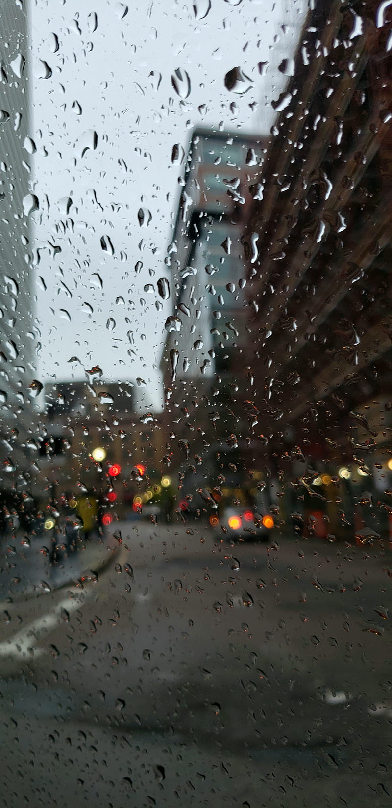 Rainy Streets, boston, city, day, galaxy, natural, plus, rain, raining, weather, HD phone wallpaper