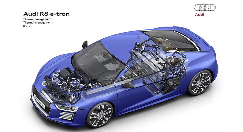 2016 Audi R8 e-tron - Thermal Management , car, HD wallpaper
