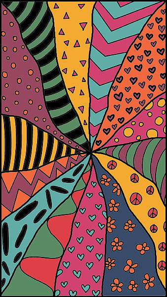 Pop art psychedelic, 70s art, art, cool art, hippie art, orange, pop art,  psicodelia, HD phone wallpaper | Peakpx
