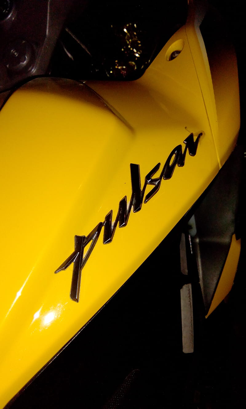 Pulsar RS 200 Tag, adventure, bike, motor, rs 200, esports, sports bike, street, yellow, yellow bike, HD phone wallpaper