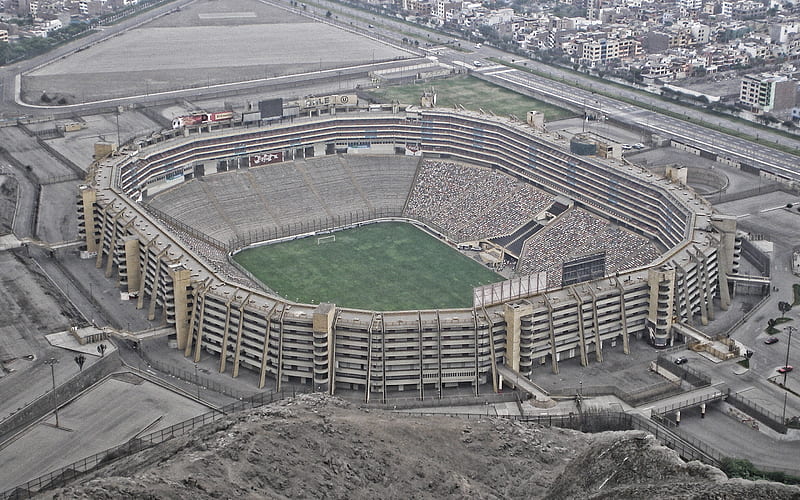Estadio Monumental, Lima, Peru, Club Universitario de Deportes stadium, sports arena, peruvian stadium, HD wallpaper