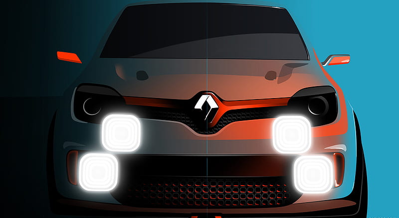 2013 Renault Twin'Run Concept - Design Sketch , car, HD wallpaper