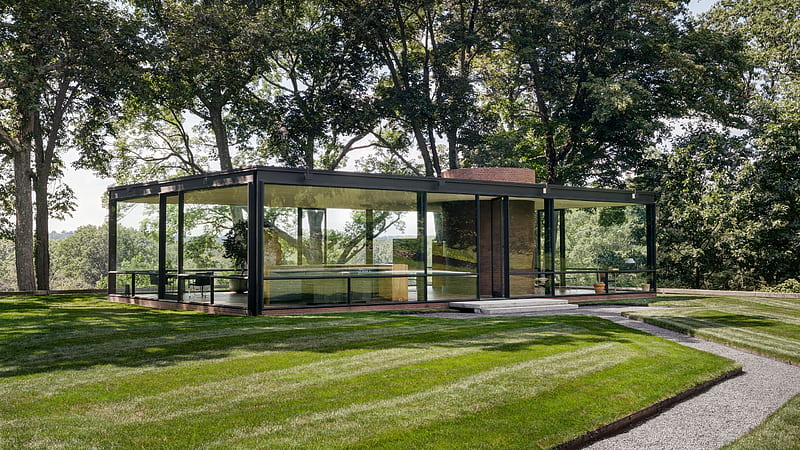 See Inside the Private Art Collection of Philip Johnson and David Whitney at the Glass House, HD wallpaper