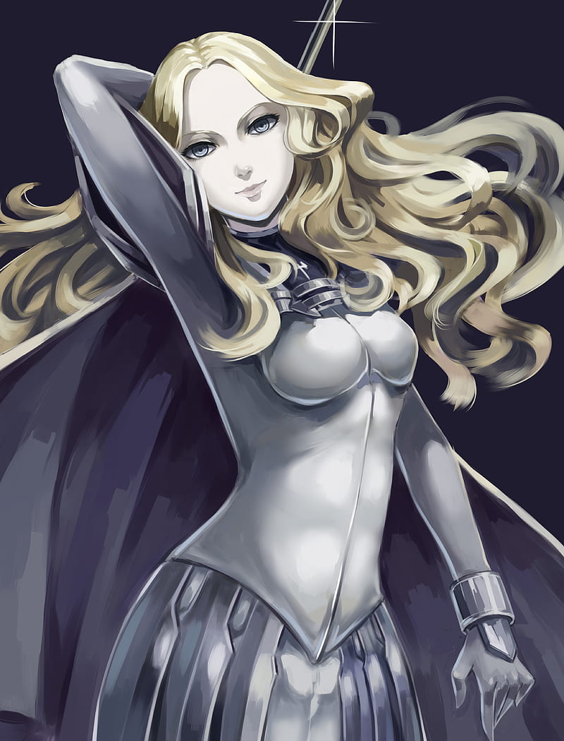 Claymore (anime), anime girls, armor, long hair, blond hair, small boobs,  2D, HD phone wallpaper | Peakpx