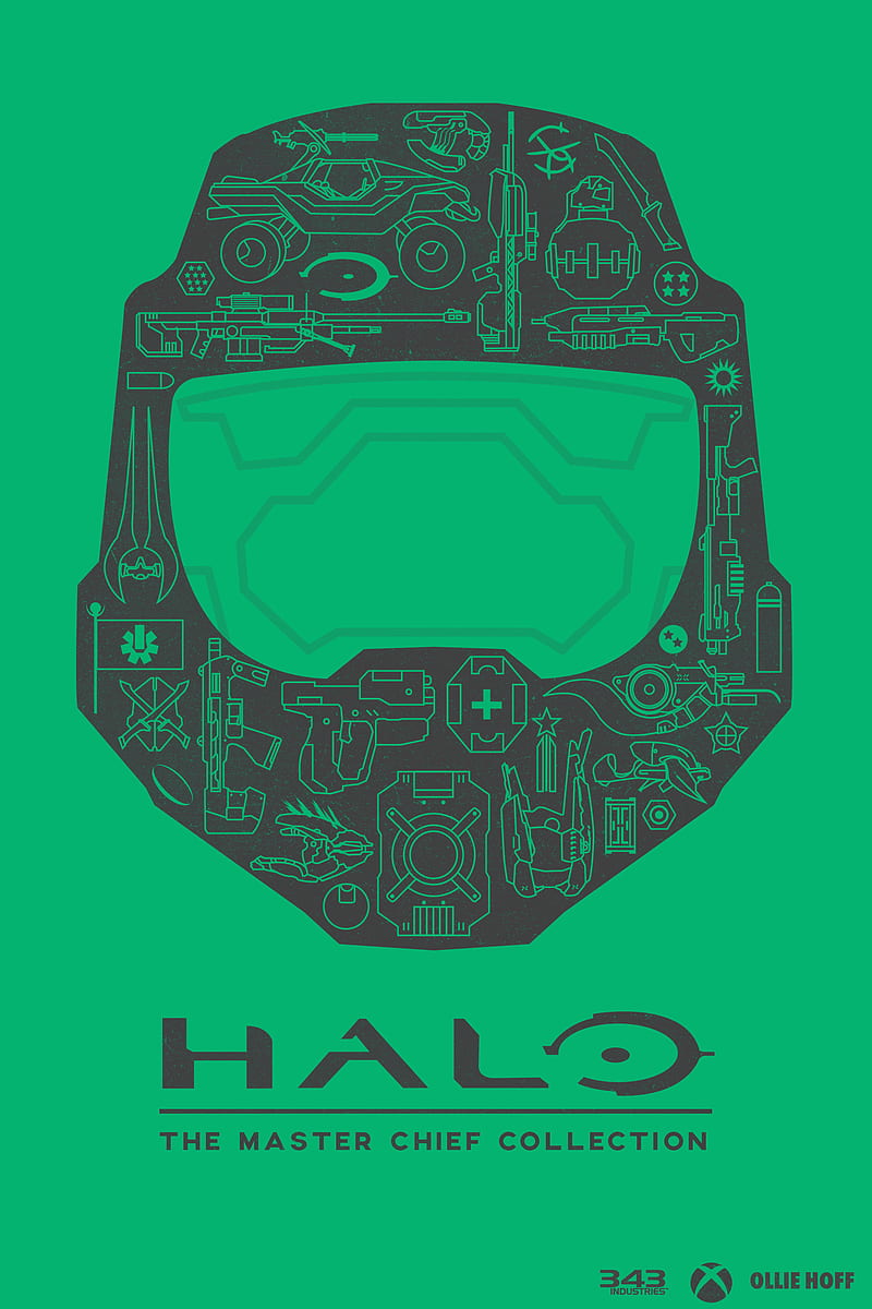 Xbox, Halo, Halo: Master Chief Collection, Master Chief, Halo: The Master Chief Collection, video games, green, HD phone wallpaper