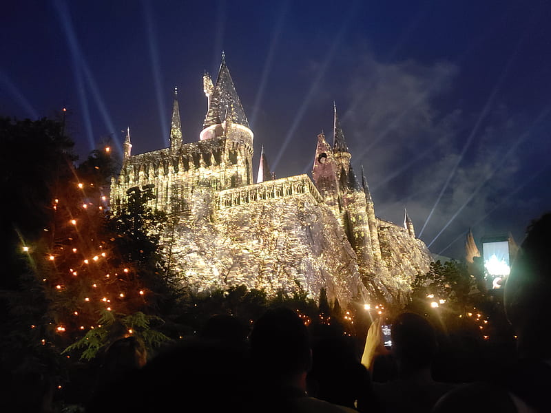 Hogwarts , castle, magic, universal, HD wallpaper