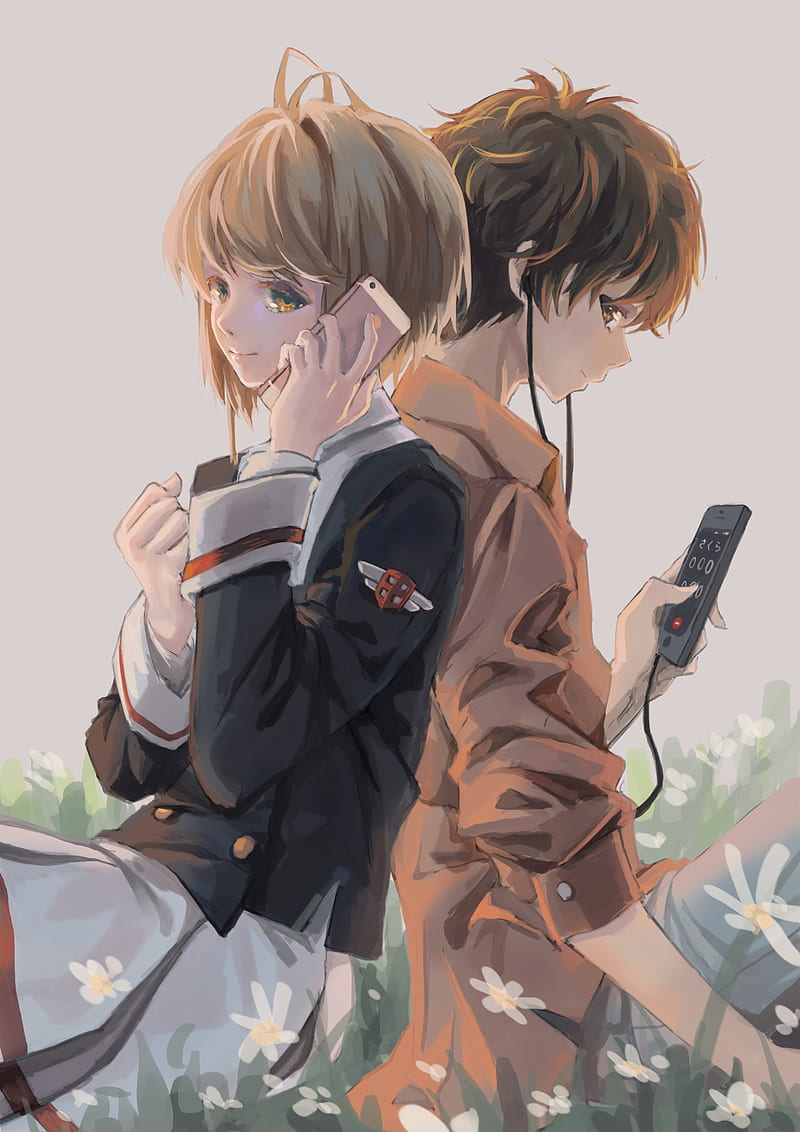 anime, anime girls, Cardcaptor Sakura, Kinomoto Sakura, HD phone wallpaper