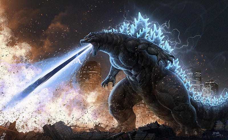 Godzilla Earth, burning godzilla android HD wallpaper | Pxfuel