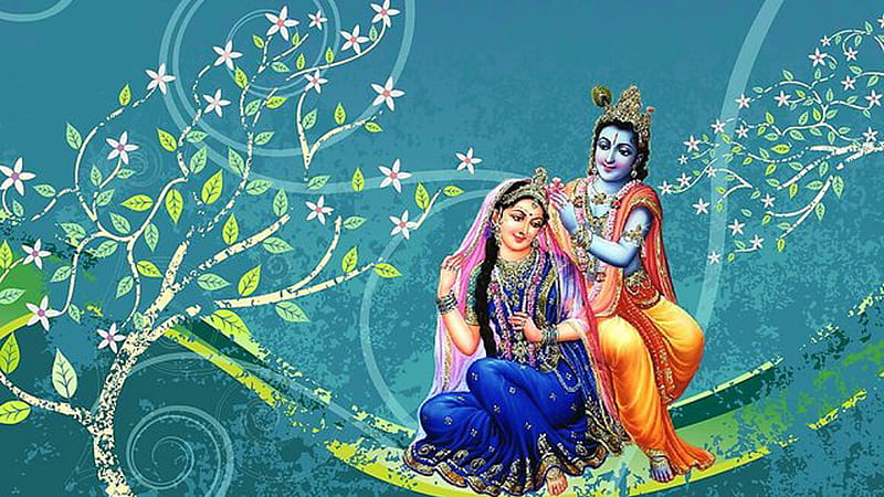 Radha Krishna Paint Art God Krishna, HD wallpaper | Peakpx