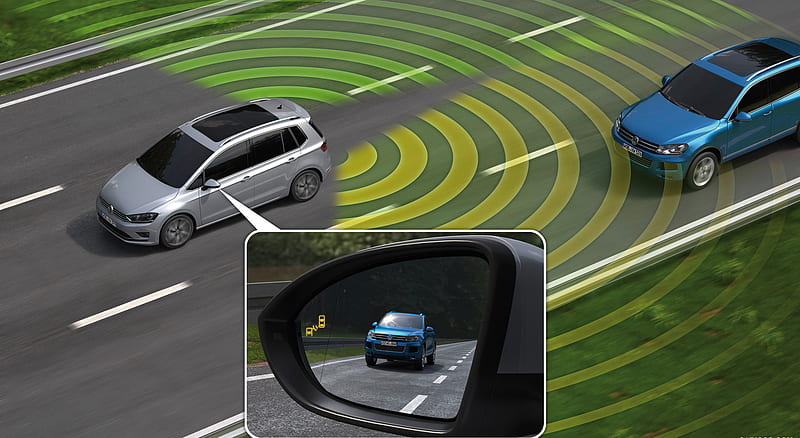 2014 Volkswagen Golf Sportsvan - Blind Spot Monitor , car, HD wallpaper