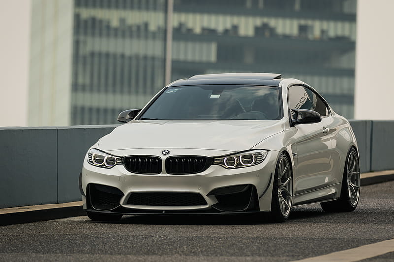 BMW, BMW M4, Car, Luxury Car, Vehicle, White Car, HD wallpaper