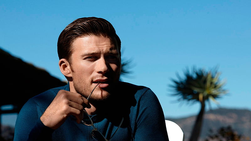 Scott Eastwood, man, actor, blue, HD wallpaper