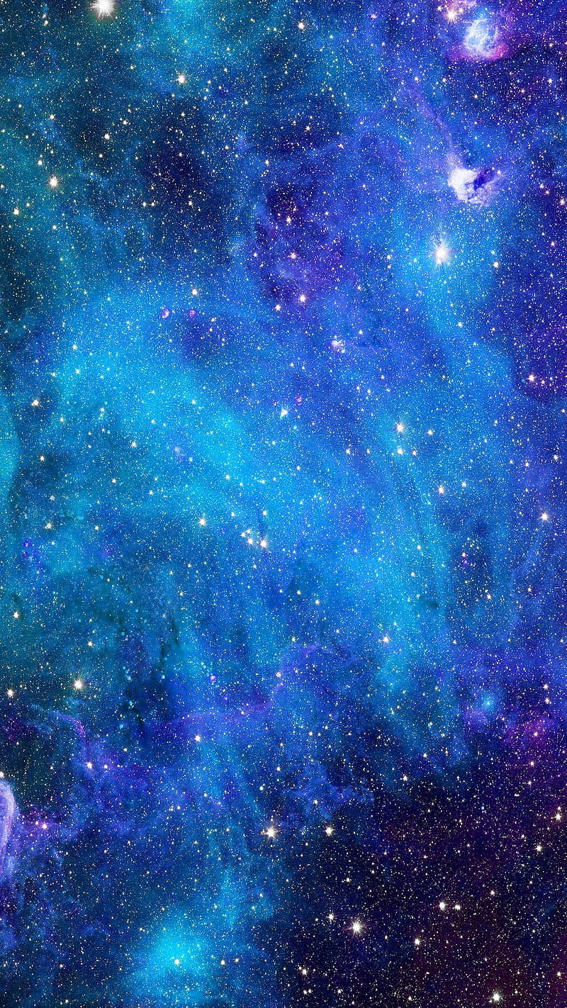 Blue galaxy, galaxy, stars, HD phone wallpaper | Peakpx